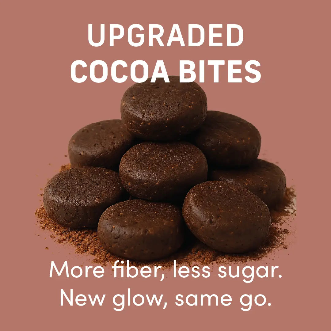 New Cocoa Fiber Bites with more fiber and less sugar