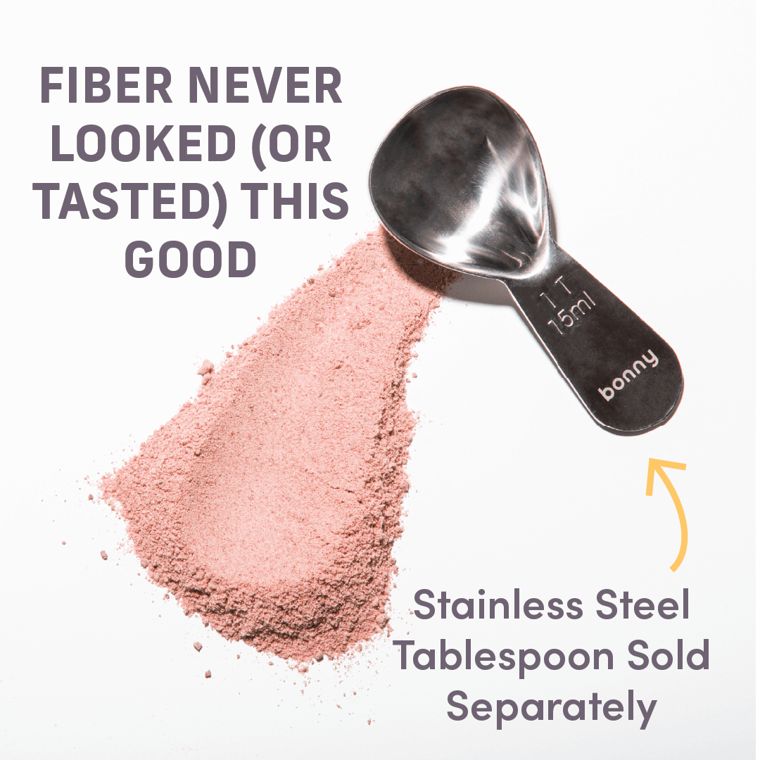 Prebiotic Bonny Fiber powder with tablespoon