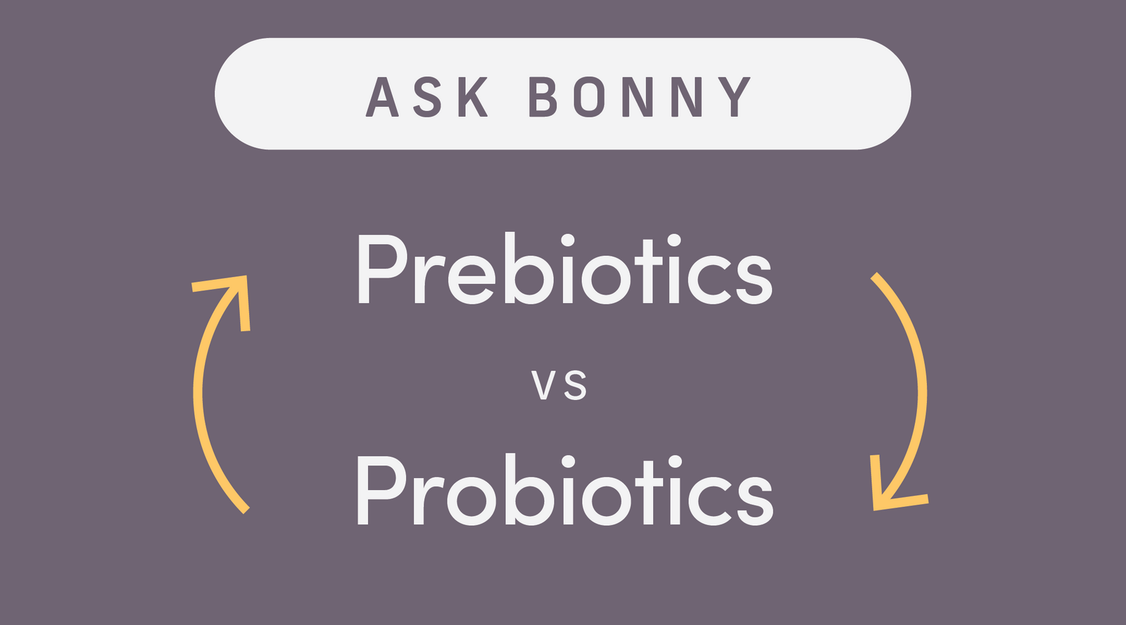 What's the Difference Between Prebiotics vs. Probiotics?