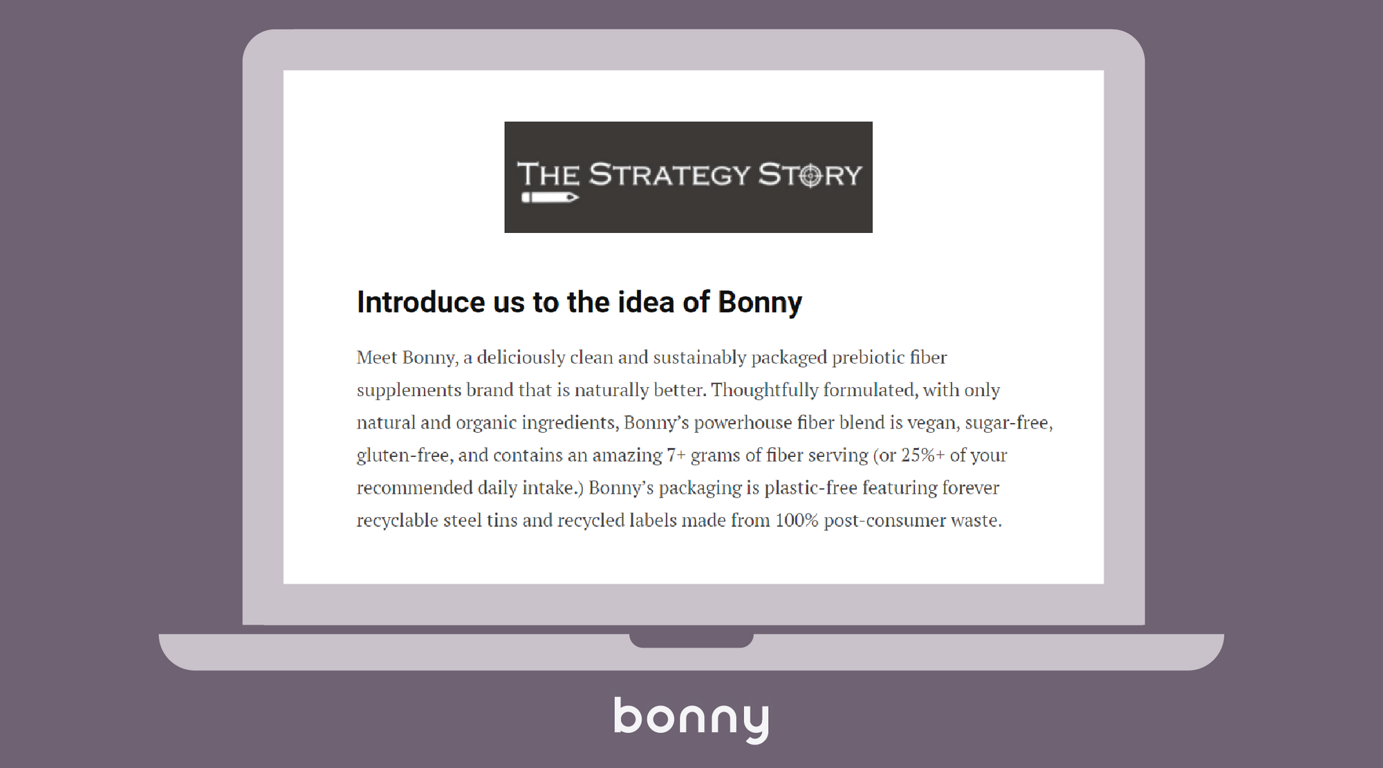 The Strategy Story