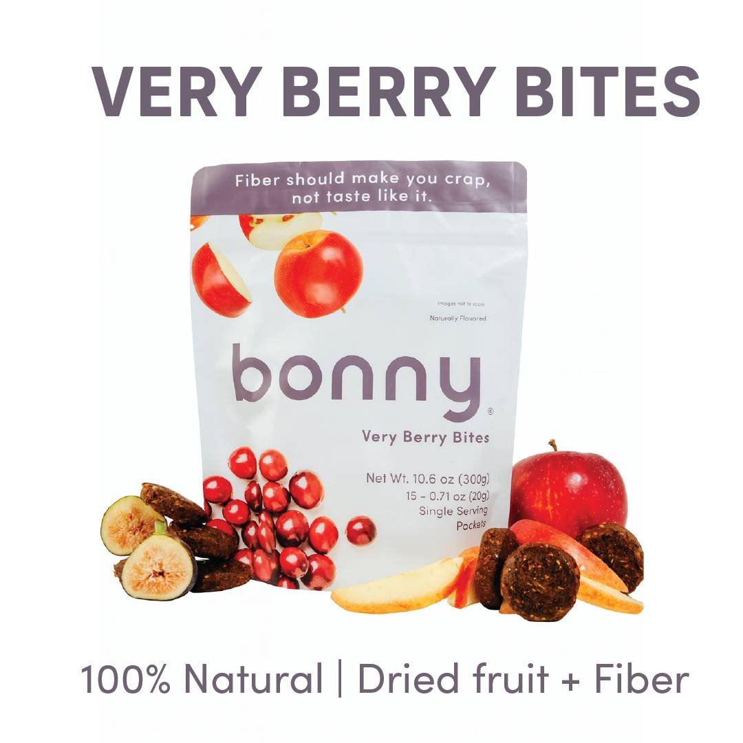 Bonny Very Berry Bites with Dried Fruit and Fiber