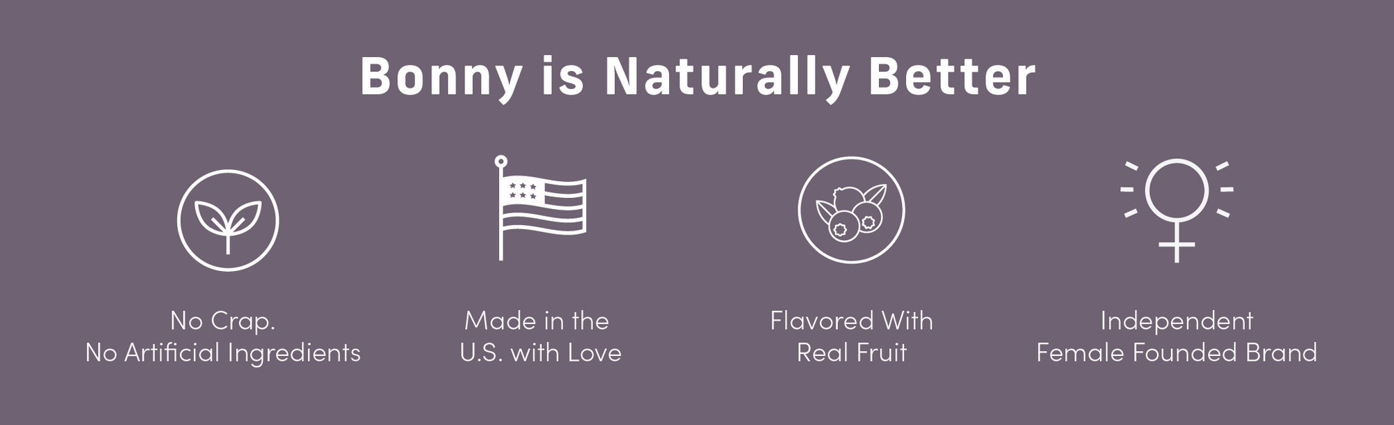 Bonny is a naturally better fiber supplement