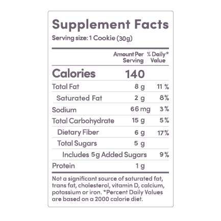 Fiber Cookies