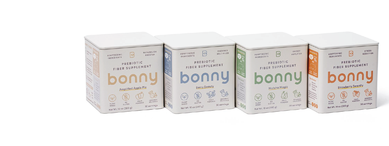 Bonny Fiber Supplements on white background
