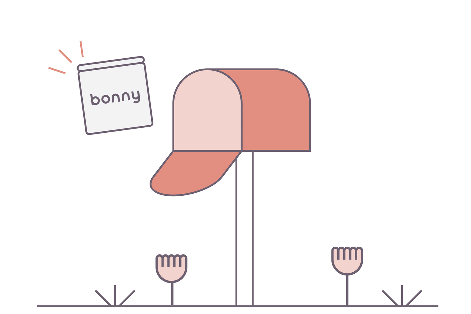 Delicious Bonny fiber arriving in your mailbox animation