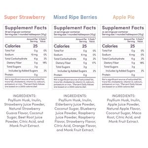 Bonny fiber ingredients and supplement facts