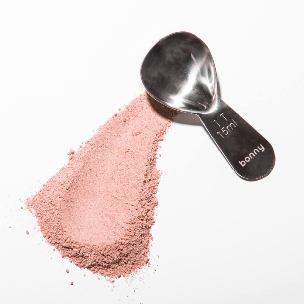 Tablespoon with fiber powder