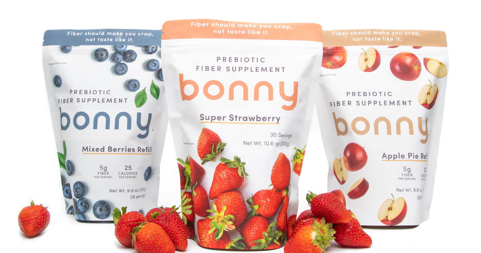 Three Bags of Bonny Fiber Power_Prebiotic_Best Tasting