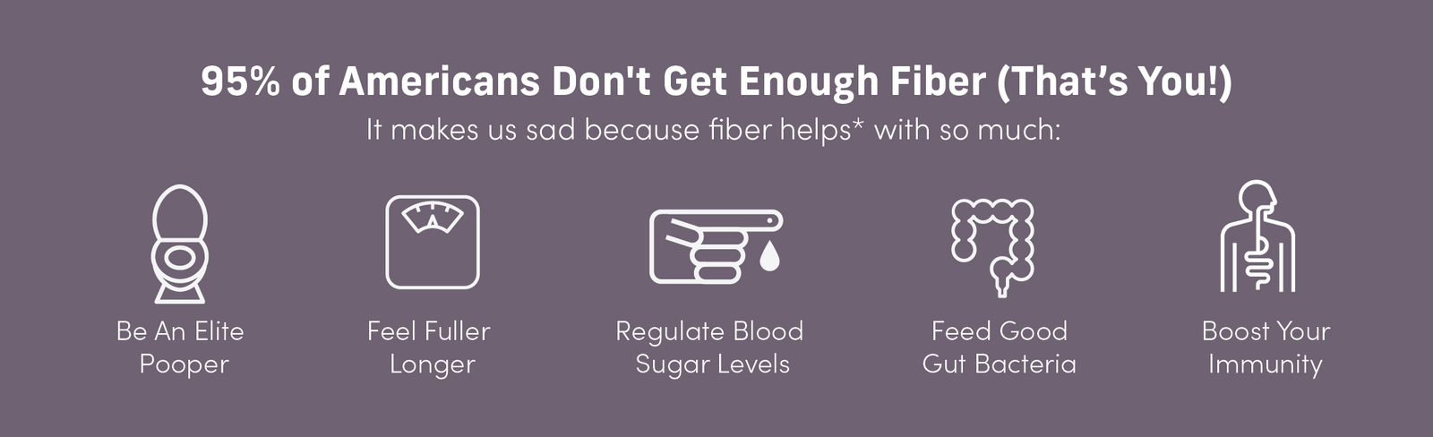 95% of Americans Don't Get Enough Fiber