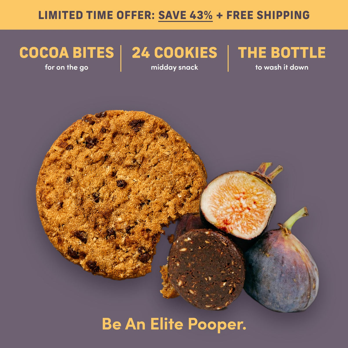 Bonny fiber cookie and Cocoa Fiber Bites