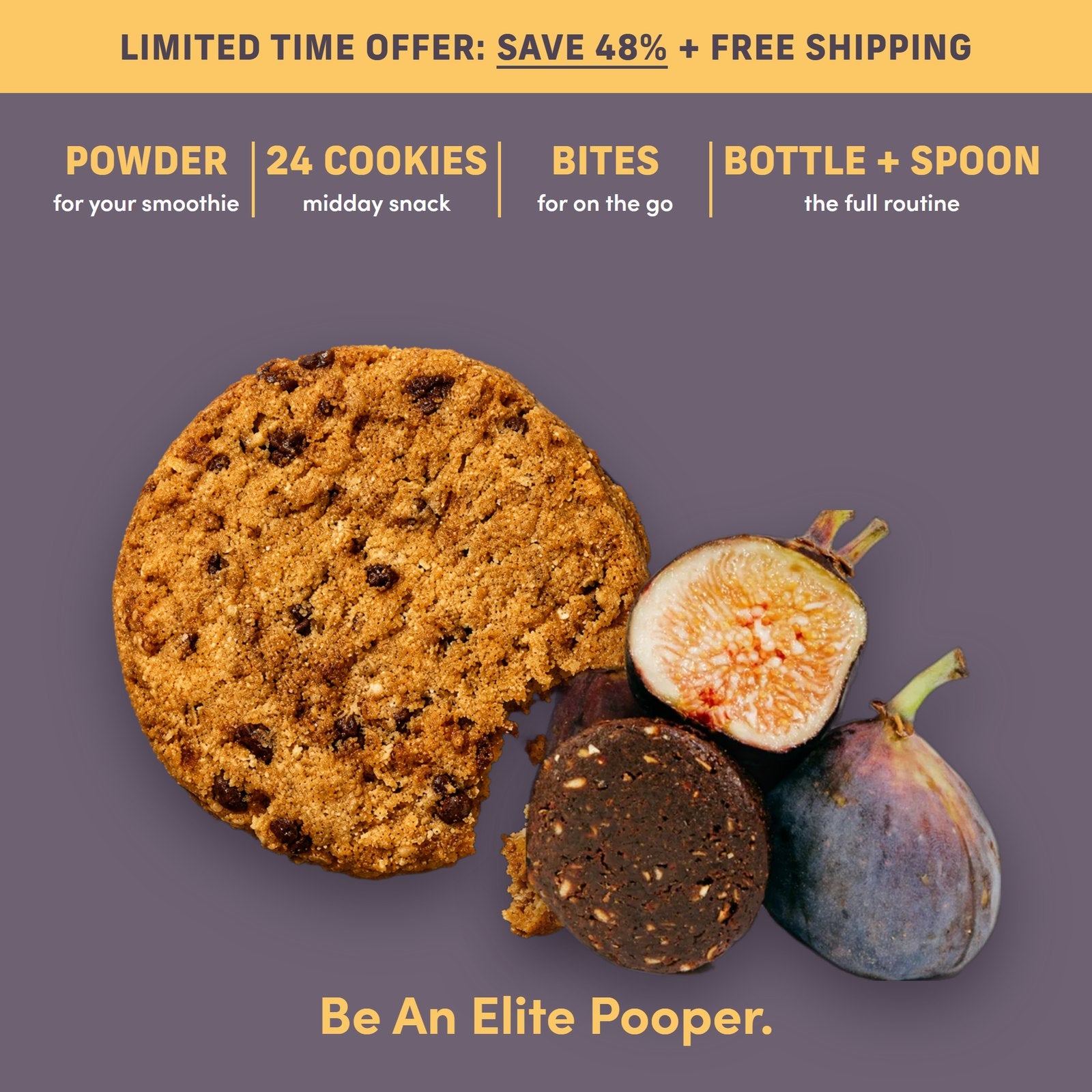 Bonny fiber cookie and Cocoa Fiber Bites